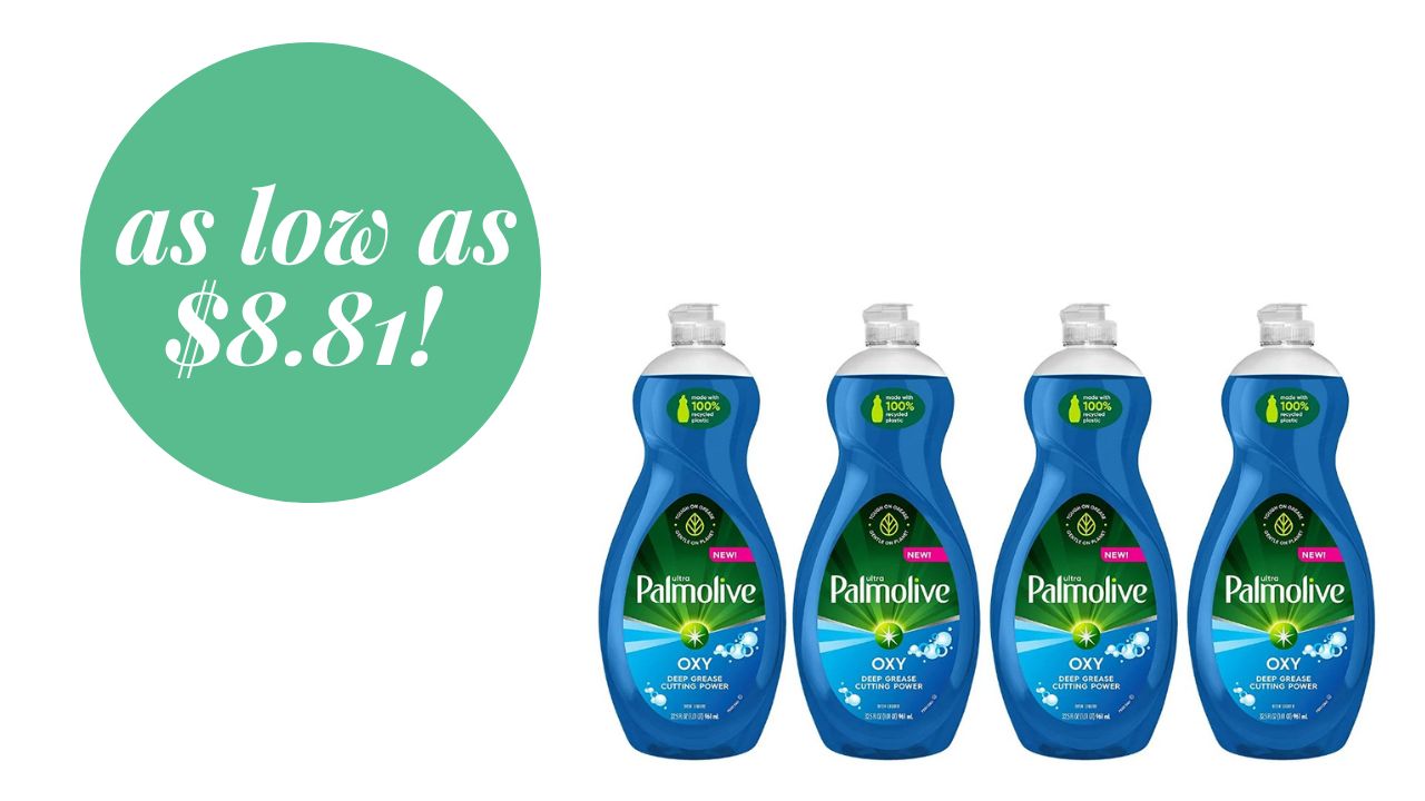 4-Pack Palmolive Dish Soap Only $8.81-$10.40
