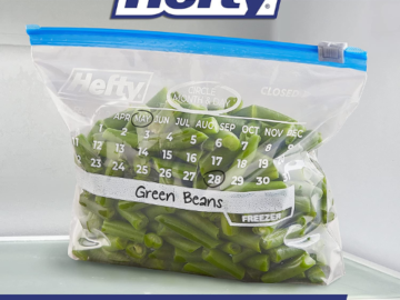 140-Count Hefty Slider Freezer Calendar Bags, Quart Size as low as $9.34 Shipped Free (Reg. $18.99) – 6¢/bag!