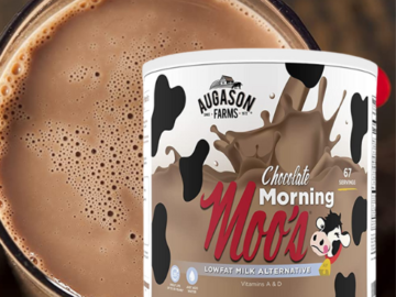 Augason Farms 67 Servings Morning Moo’s Chocolate Low Fat Milk Alternative, 4 lbs 7 oz as low as $21.38 Shipped Free (Reg. $33) – 32¢/Serving – Gluten Free
