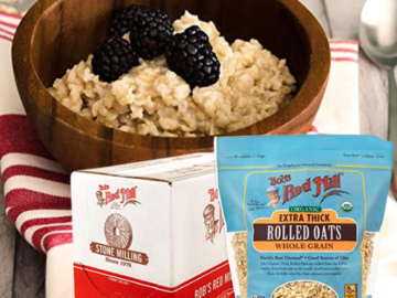 4-Pack Bob’s Red Mill Organic Extra Thick Rolled Oats, 32 oz as low as $14.74 Shipped Free (Reg. $29.96) – $3.69 each
