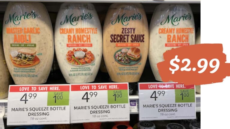 $2.99 Marie’s Dressing Deal at Publix