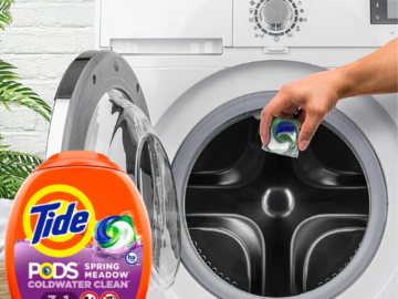 112-Count Tide PODS Spring Meadow Scent Laundry Detergent Soap as low as $23.15 Shipped Free (Reg. $30) – 21¢/Pac!