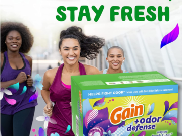 240-Count Gain + Odor Defense Dryer Sheets (Super Fresh Blast) as low as $5.45 After Coupon (Reg. $12.95) + Free Shipping! 2¢/sheet!