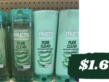 Get Garnier Fructis Haircare for $1.66 at Walgreens