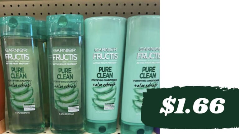Get Garnier Fructis Haircare for $1.66 at Walgreens