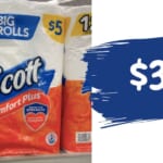 $3 Scott ComfortPlus Bath Tissue at Walgreens