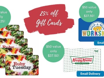 Gift Cards Up to 25% Off at Sam’s Club