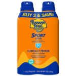 2-Pack Banana Boat Sport Ultra SPF 30 Sunscreen Spray as low as $7.50 After Coupon (Reg. $17) + Free Shipping! $3.75/ 6 Oz Bottle + Sweat & Water Resistant!