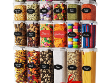 2 Days Only! 24-Piece Airtight Food Storage Containers Set with Lids $51.99 After Coupon (Reg. $69.99) + Free Shipping! thru 12/31!