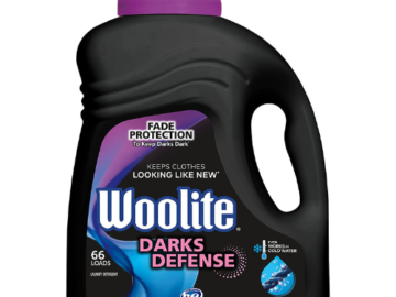 66 Loads Woolite Darks Defense Liquid Laundry Detergent, HE & Regular Washers as low as $11.68 After Coupon (Reg. $31.99) – 18¢/load!