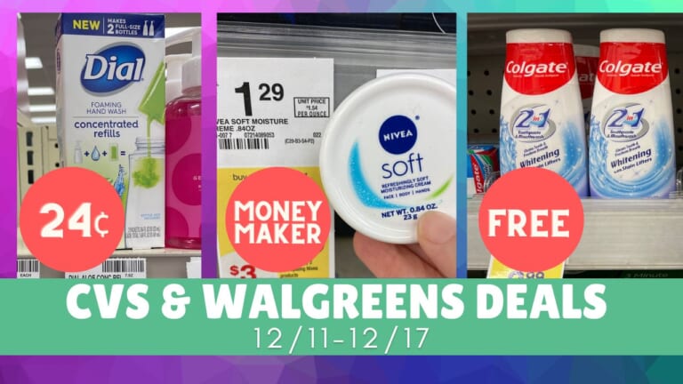 Video: Top CVS & Walgreens Deals 12/11-12/17