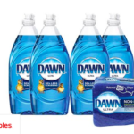 4 Pack of Dawn Ultra + Sponges
