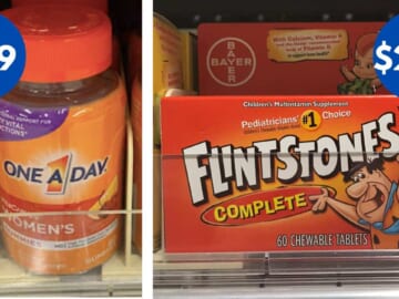Rite Aid Vitamin Deals | $1.99 One a Day & $2.36 Flintstones