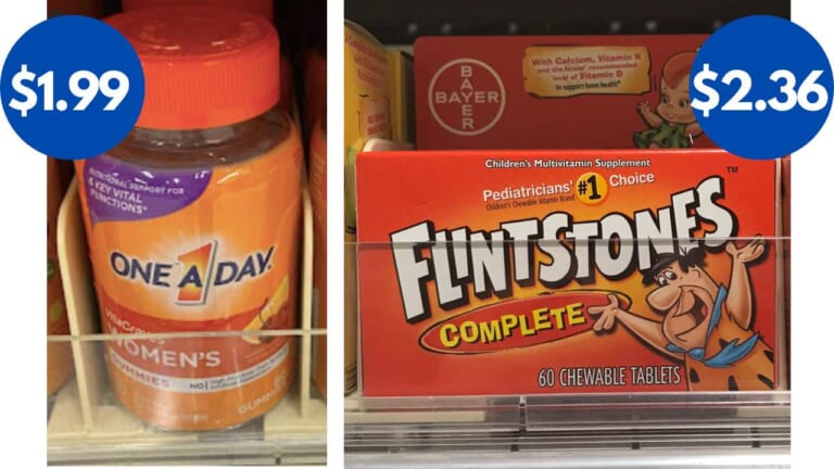 Rite Aid Vitamin Deals | $1.99 One a Day & $2.36 Flintstones