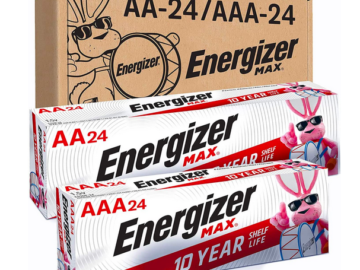 Energizer AA Batteries and AAA Batteries (48 count) only $25.64 shipped!