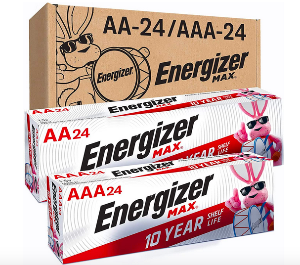 Energizer AA Batteries and AAA Batteries (48 count) only $25.64 shipped!