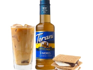 4-Pack Torani Sugar Free S’mores Syrup as low as $14.52 Shipped Free (Reg. $27.06) – $3.63/ 12.7 Fl Oz Bottle! FAB Ratings! 0 Calories, 0 Sugar, 0 Carbs, Keto Friendly