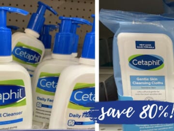 Save over 80% off Cetaphil Products at Target This Week