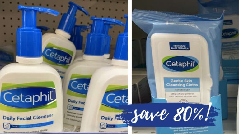 Save over 80% off Cetaphil Products at Target This Week