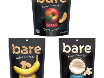 6 Variety Pack Bare Baked Apple, Banana, and Coconut Chips as low as $14.35 After Coupon (Reg. $22.08) + Free Shipping! $2.39/Bag – Gluten Free
