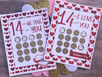14 Things I Love About You Valentine’s Scratch Off only $11.99 shipped!