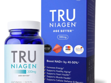 Today Only! TRU NIAGEN Patented NAD+ Boosting Supplement $77.96 Shipped Free (Reg. $141.90) – for Healthy Aging, Cellular Energy, Heart, Brain,& Muscle!