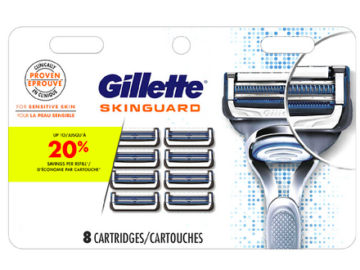 Free Gillette 8-Count Men’s Razor Blades at Walgreens!