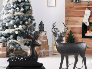 2-Piece Holiday Time Indoor/Outdoor Deer Silhouette Set $15 (Reg. $60.98) – $7.50 each!