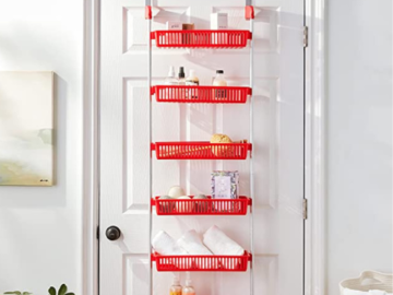 Household Essentials 6-Tier Basket Over-The-Door Organizer $26.27 Shipped Free (Reg. $71.99) – 4.5K+ FAB Ratings!