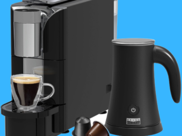 Bella Pro Series Capsule Coffee Maker and Milk Frother $99 Shipped Free (Reg. $170)