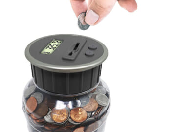 Digital Coin Bank, Savings Jar, and Piggy Bank $11.89 (Reg. $40) – FAB Ratings! Automatic Coin Counter