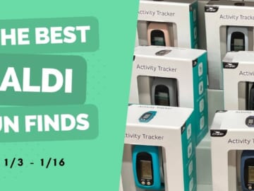 Aldi Fun Finds | $4.99 Fitness Trackers, $9.99 Organizers & More