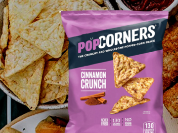 20-Count PopCorners Cinnamon Crunch Popped Corn Snacks, 1 oz Bags as low as $11.69 After Coupon (Reg. $18) + Free Shipping – 58¢/Bag – Gluten Free