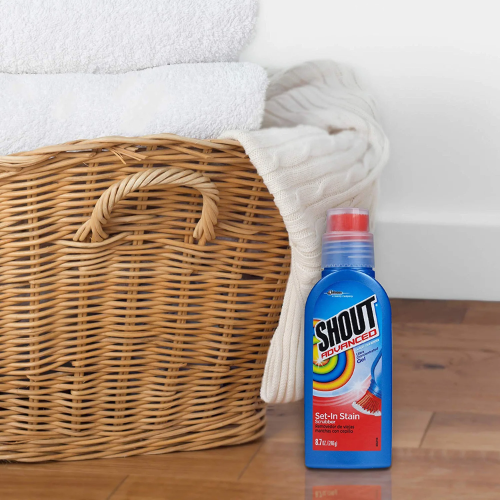 Shout Advanced Laundry Stain Remover with Scrubber Brush, 8.7 Oz as low as $2.96 Shipped Free (Reg. $3.48)