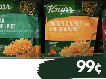99¢ Knorr Rice & Pasta Sides at Kroger