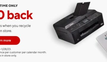 Recycle Old Tech at Staples & Get $10 Bonus Rewards