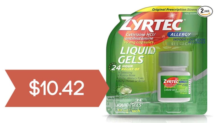 Zyrtec Coupons | Save $8 on Allergy Relief Liquid Gels