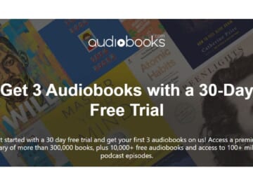 3 Free Audiobooks With 30 Day Trial