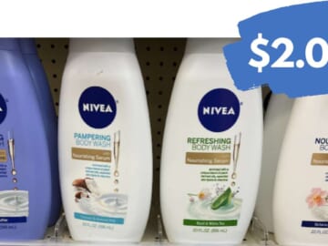 Nivea Body Wash for only $2 (reg. $6.59)