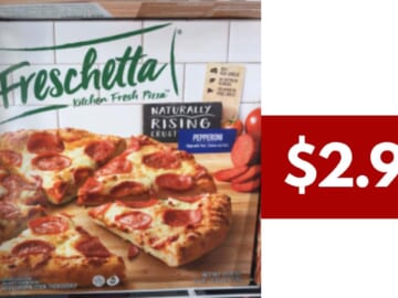 Get Up to 5 Freschetta Pizzas for $2.99 with Stacking Deals at Kroger