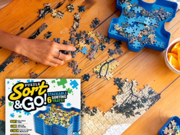 6-Pack Ravensburger Sort and Go Stackable Puzzle Trays $7 (Reg. $21.99) – $1.17/Tray + Organize Up to 1000 Pieces Puzzles!