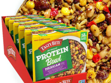 6-Pack Tasty Bite Mexican Style Protein Bowls as low as $14.20 Shipped Free (Reg. $22.28) – $2.37/8.8 Ounce Ready to Eat Pack!