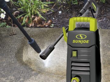 Sun Joe’s 1,550 PSI Electric Pressure Washer $67.17 Shipped Free (Reg. $74.75) – For light to medium duty cleaning jobs