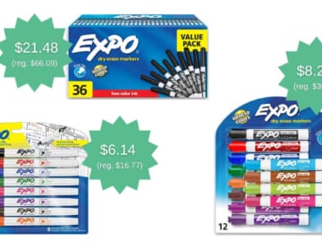 EXPO Dry Erase Markers On Sale At Amazon