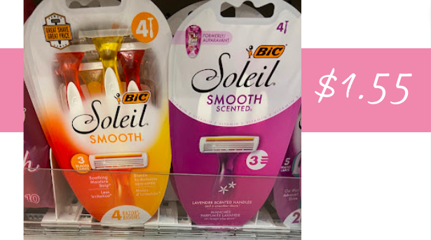 $1.55 BIC Soleil Disposable Razors at Walgreens