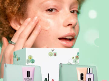10-Piece Clinique Day To Night Skincare Set $49.50 Shipped Free (Reg. $259.50) – 8 Full-Size Products + 2 Go Anywhere Bags