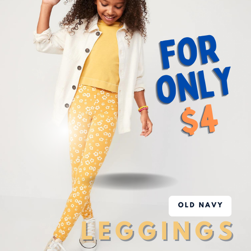 Today Only! Leggings for Girls $4 (Reg. $9.99) + for Toddlers, Babies, and Women!