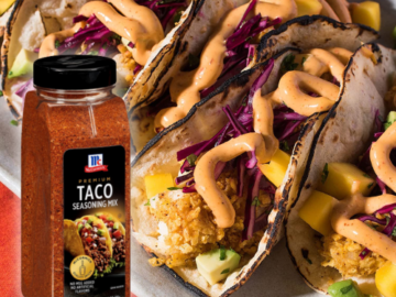 FOUR Bottles of McCormick Premium Taco Seasoning Mix, 24 Oz as low as $5.59 EACH Bottle Shipped Free (Reg. $9) + Buy 4, Save 5%