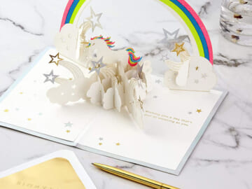 Hallmark Signature Paper Wonder Pop Up Birthday Card $7.70 (Reg. $13) – Unicorn, You Are Magical