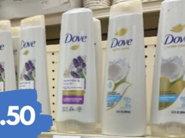 $1.50 Dove Shampoo & Conditioner